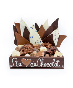 Caissette Feuillantines Chocolat Noir Tristan Chocolatier